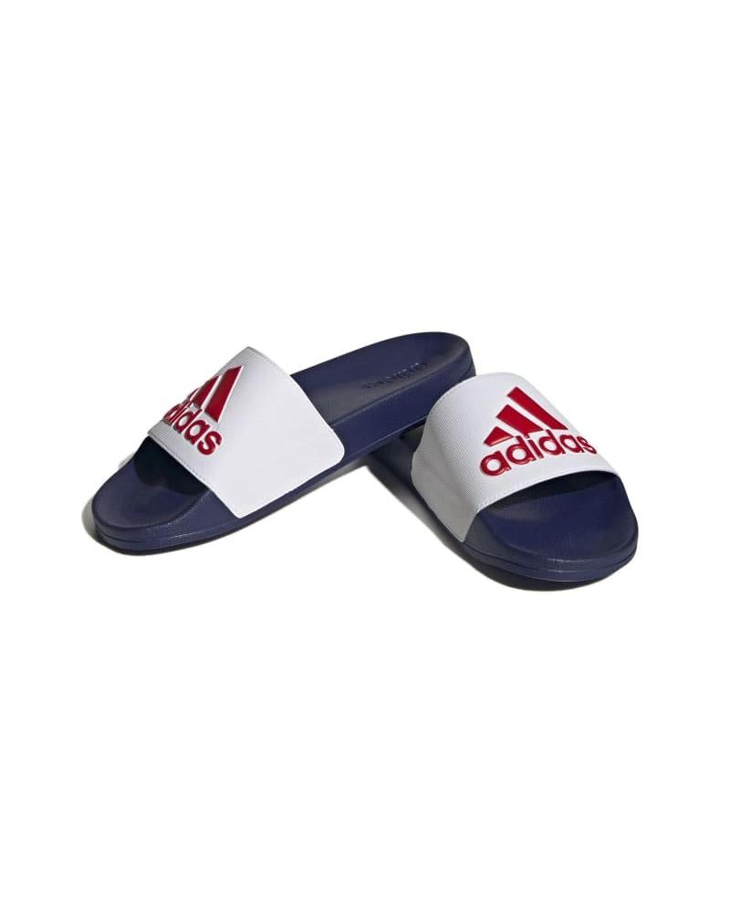 CLAQUETTES UNISEXES ADIDAS ADILETTE SHOWER HQ6885 MARINE/BLANC BLANCO