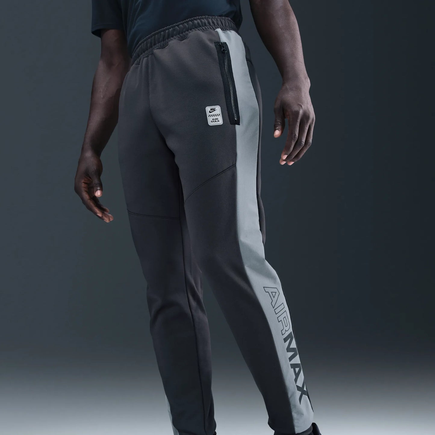 nike Air Max Men's Poly-Knit Joggers - Grey - Polyester