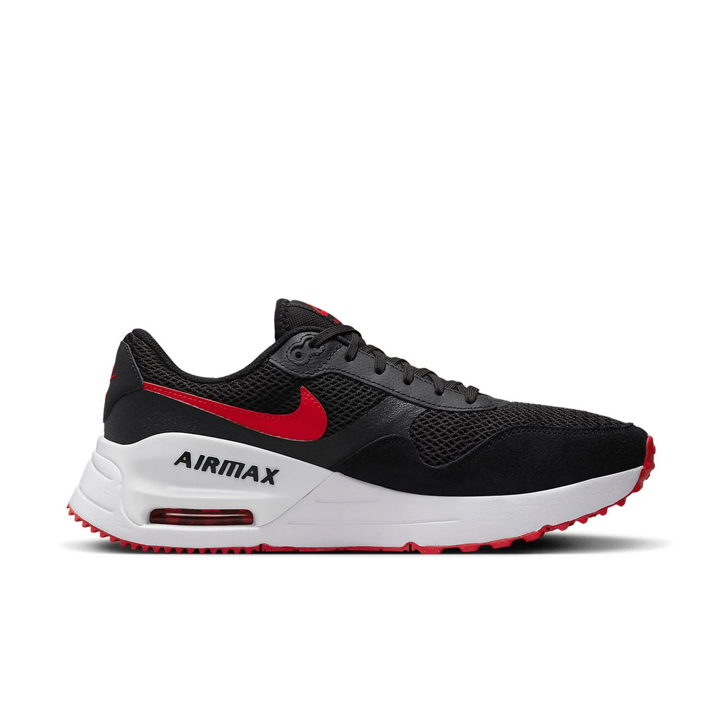 Nike Shoes Mens 13 Air Max SYSTM Athletic Low Sneakers DM9537-005 Black Red
