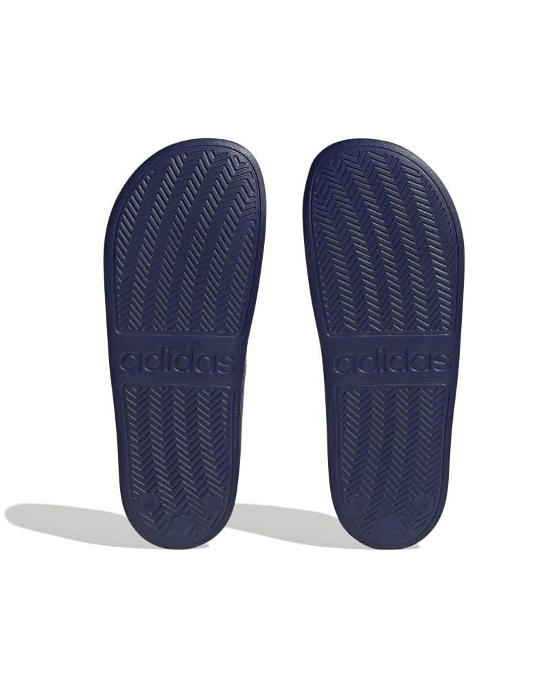 CLAQUETTES UNISEXES ADIDAS ADILETTE SHOWER HQ6885 MARINE/BLANC BLANCO
