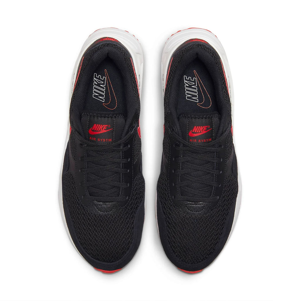 Nike Shoes Mens 13 Air Max SYSTM Athletic Low Sneakers DM9537-005 Black Red