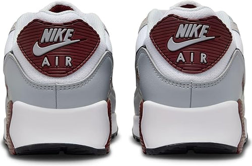 AIR MAX 90-White/Black-Dark Team RED-Pure PLATINUM-FN6958-101