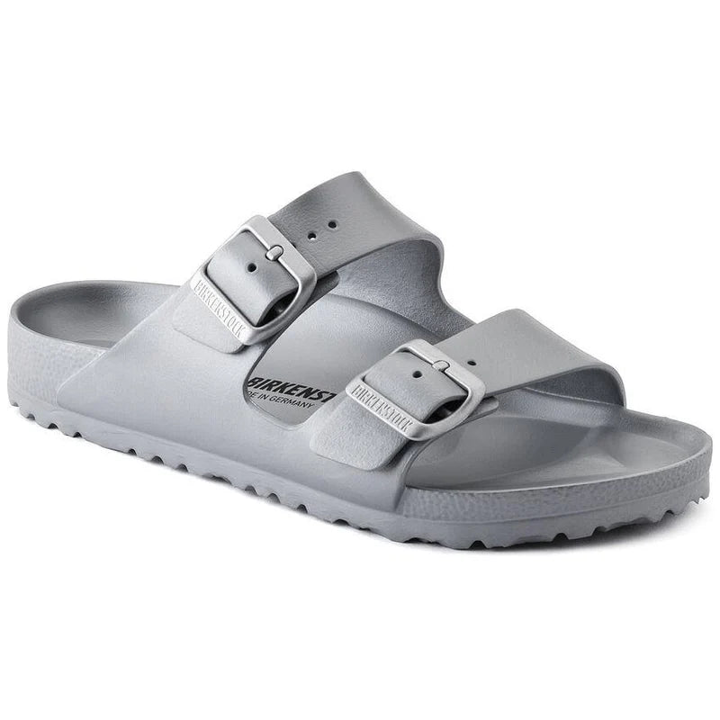 Birkenstock, Arizona Eva, 1003490/1003491, Metallic Silver