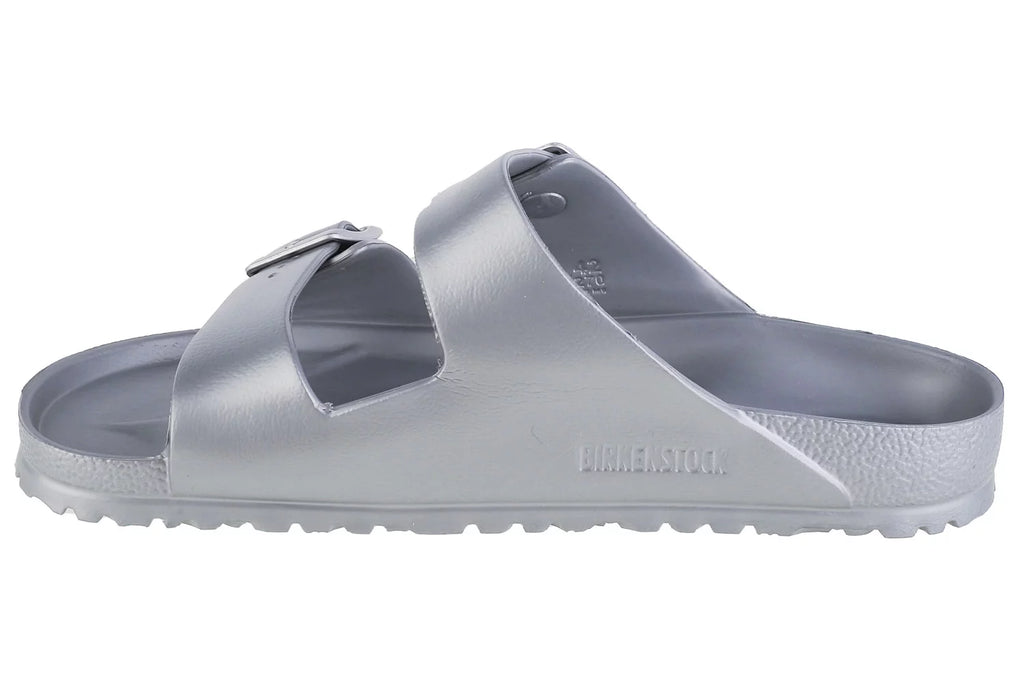 Birkenstock, Arizona Eva, 1003490/1003491, Metallic Silver