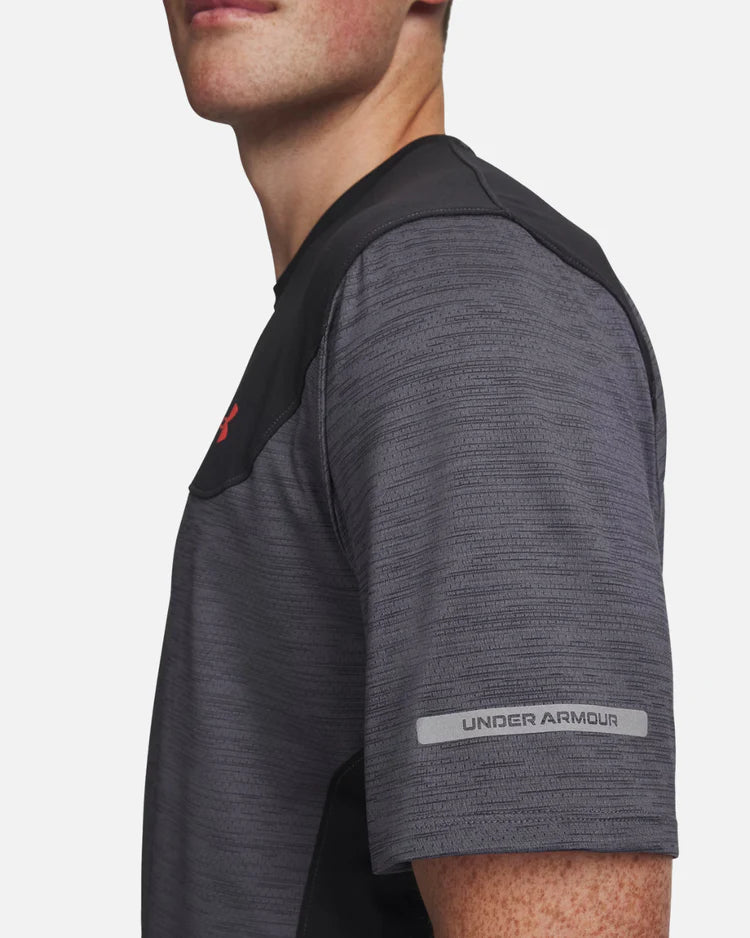 T-shirt Under Armour Tech Utility - Noir/Rouge