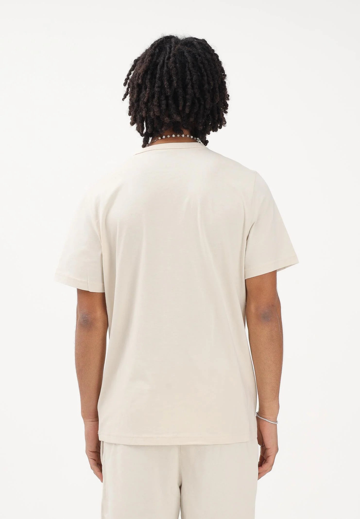 PUMA Men's Essentials Elevated Short Sleeve T-Shirt beige