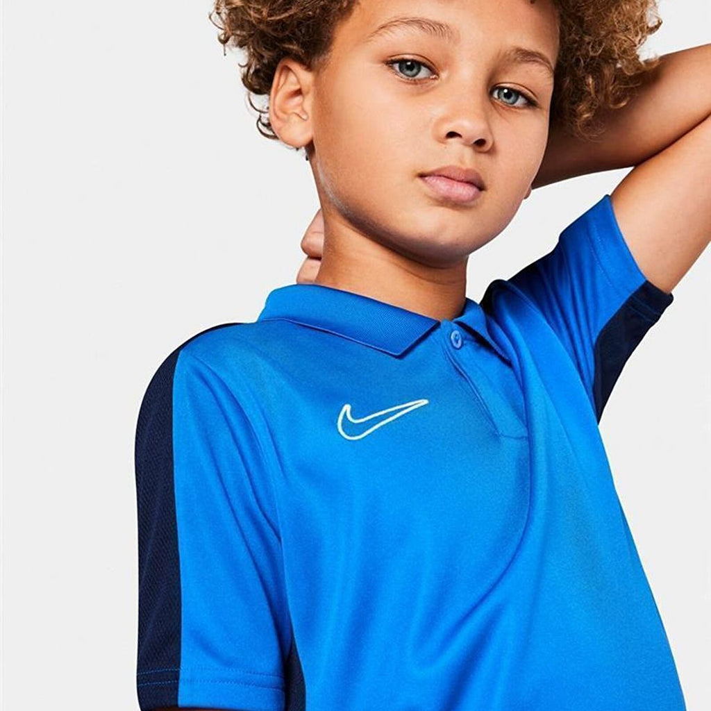 Nike Dri Fit Academy Polo Çocuk Mavi Klasik Yaka Forma DR1350-463